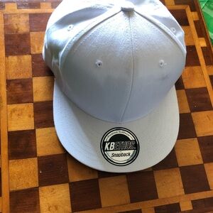 KB Ethos White Snapback Hat